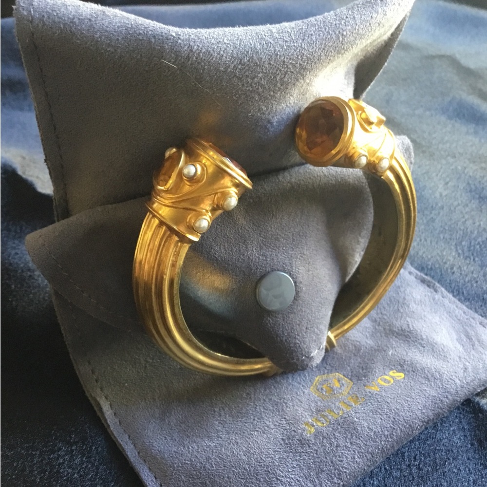 Julie Vos hinged cuff bracelet